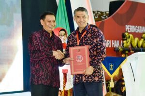 Awarding HAM Bandung, Kota Jambi Kembali Raih Penghargaan Sebagai Kota Peduli Hak Asasi Manusia