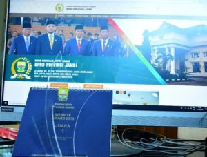 DPRD Raih Juara I Website Award Provinsi Jambi 2019