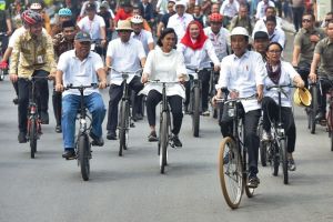 Presiden Jokowi Tinjau Rehabilitasi Pasar Johar dan Revitalisasi Kota Lama, Semarang