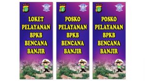 Ditlantas Polda Metro Jaya Buka Posko Pelayanan BPKB Bencana Banjir