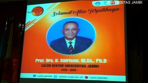 Rektor Terpilih Unja Prof Sutrisno, Ini Profilnya