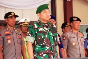 Kasrem 042/Gapu Hadiri Sertijab Dansat Brimob