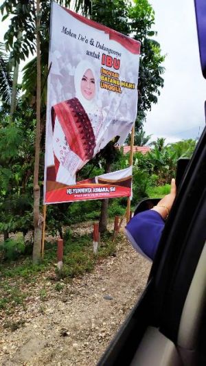 Dilapor Baliho Banyak Dirusak, Yunninta Minta Pendukungnya Tetap Tenang