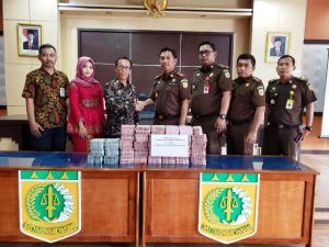Terpidana Korupsi Pipanisasi Kembalikan Uang Rp3,26 Miliar ke Kejaksaan Tanjabbar