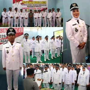Mantan Anggota Dewan Dan Mantan Wartawan Dilantik Jadi Kades Oleh Wabup