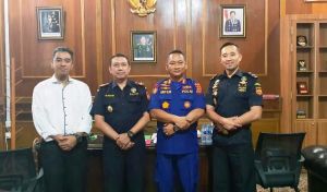 Bahas Soal Barang Ilegal, Dirpolairud Polda Jambi Terima Audiensi Kakanwil Bea Cukai
