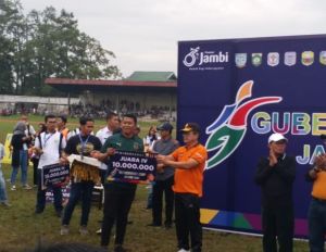 Wakapolda Jambi Saksikan Keseruan Final Gubernur Cup 2020 