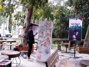 Tiga Pelukis Beken Ini Unjuk Kebolehan di Hello Sapa