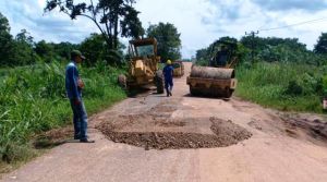 Jalan Berlubang di Suak Kandis Muaro Jambi Sudah Diperbaiki UPTD Alkal, Ini Kata Ivan Wirata