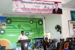 Sosialisasi Empat Pilar, SAH Gelorakan Kesadaran Kita Berbeda Namun Tetap Satu