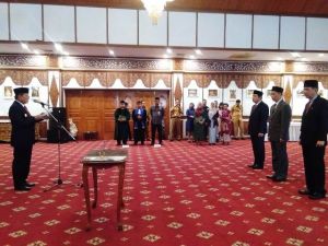Gubernur Fachrori Lantik Tiga Pejabat Pimpinan Tinggi Pratama Hasil Lelang, Ini Nama-namanya