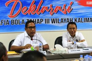 Wujudkan Sepak Bola Bersih, Polda Kaltim Bentuk Tim Satgas Anti Mafia Bola Tahap III