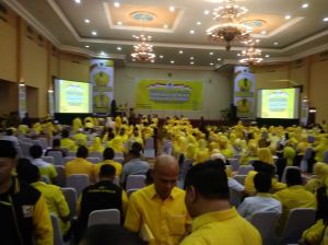 Musda Golkar Dimulai, Kader Padati Tempat Pelaksanaan Musda