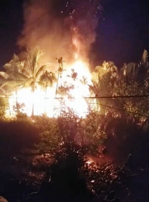 Pasutri Tewas Terbakar di Senyerang
