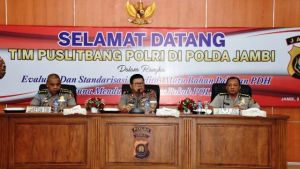 Tim Litbang Mabes Polri Datangi Mapolda Jambi