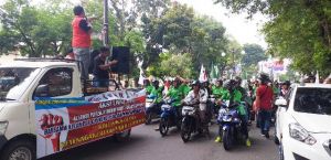 Tolak Rancangan UU Cipta Kerja, Buruh di Jambi Gelar Unjuk Rasa