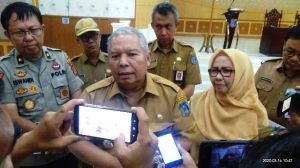 Bupati Pimpin Langsung Rapat Antisipasi Virus Corona di Tanjab Barat