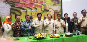 Di Munas HKTI, SAH : Butuh Kerjasama Untuk Majukan Petani