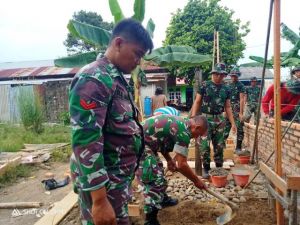 TMMD 107 Kodim 0416 Bute Merupakan Wujud Bakti TNI Untuk Masyarakat Desa Sungai Binjai
