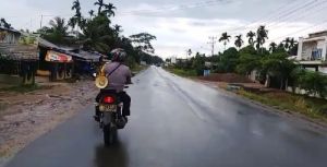 Polsek Muara Sabak Barat Dan Satpol-PP Tanjabtim Gencar Memberikan Himbauan Kepada Masyarakat