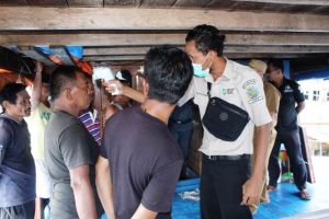 Tak Mengenal Hari Libur, Pemeriksaan Di Ambang Luar Perairan Tanjabtim Terus Dilakukan