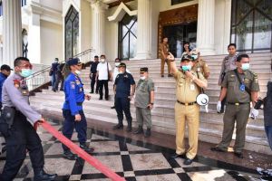 Sepekan Disinfeksi Kota, Fasha : Kompleks Perkantoran Pemprov Adalah Objek vital yang Harus Steril