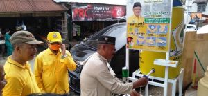 Inisiatif CE Basmi Penyebaran Covid-19, Golkar Sebar Fasilitas Hand Sanitizer ke Masyarakat Jambi