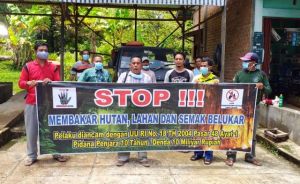 Warga Pulau Rengas Merangin Dukung Pencegahan Karhutla Sejak Dini