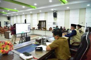 Gelar Rapat Via Video Conference, Fasha Sinergikan ASN Pemkot Hadapi Covid-19