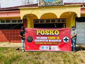Wartawan Merangin Buka Posko Relawan Covid-19
