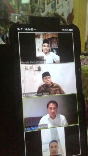 Partai Kedaulatan Mahasiswa Unja Gelar Diskusi Online Hadirkan Azis Syamsuddin dan HBA
