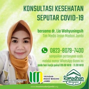 Insan Madani Luncurkan Program Konsultasi Kesehatan Via Telepon dan Pesan WA