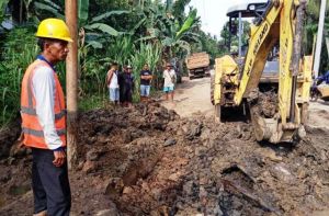 Ruas Jalan Provinsi di Desa Simpang Muaro Sabak Telah Diperbaki PUPR, Begini Katanya