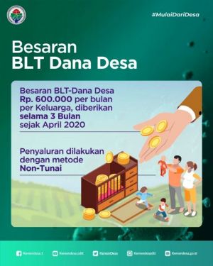 Mendes PDTT Tegaskan BLT Dana Desa Berupa Uang Bukan Sembako