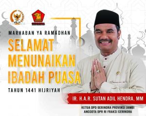SAH : Selamat Datang Ya Ramadhan 1441 H, Semoga Covid - 19 Segera Berlalu