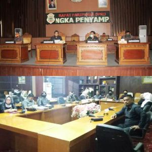 DPRD Tanjabtim Gelar Rapat Paripurna Pandangan Akhir Fraksi Terkait LKPJ Bupati Tahun 2019