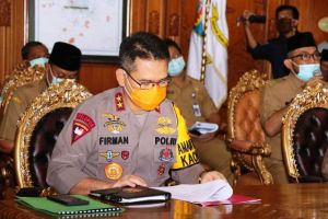 Pastikan Kesiapan Antisipasi Karhutla, KLHK RI Vicon Kapolda, Gubernur Jambi serta Dandrem 042 Gapu