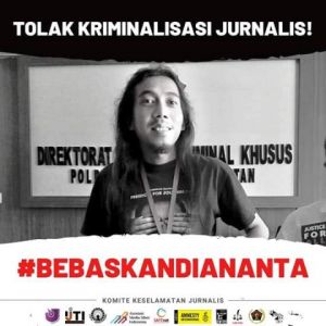AJI: Penahanan Eks Pemred Banjarhits Tidak Berdasar
