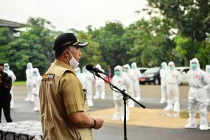 Perkuat Daya Juang Lawan Covid-19, Fasha Kukuhkan Puluhan Relawan