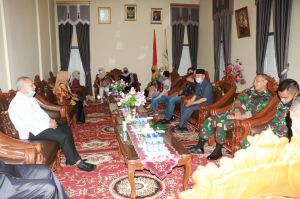 Bupati Tanjab Barat Sambut Kunker Danrem 042/Garuda Putih