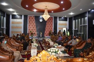 Danrem M Zulkifli  Silaturahmi Dengan Bupati Batanghari Syahirsah, Ini yang Dibahas
