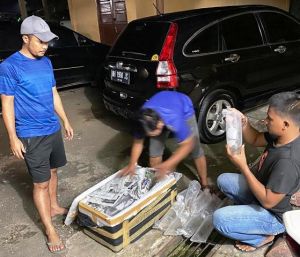 Tim Gabungan Ditreskrimsus Gagalkan Penyelundupan Benih Lobster di Tanjabtim