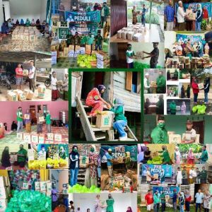 DPC PKB Tebo Bagikan Sembako ke Warga