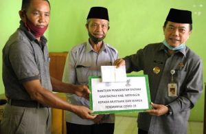 Bupati Merangin Salurkan Dana Baznas