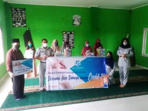 Jasa Raharja Jambi Berikan 100 paket sembako kepada Insan Madani Jambi