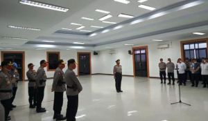 Kapolda Jambi Pimpin Sertijab Dirpamobvit dan Lantik Dirnarkoba 