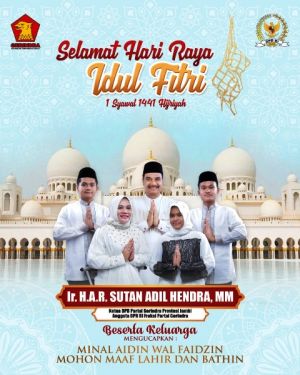 SAH:  Selamat Hari Raya Idul Fitri 1441 H, Mari Berdoa Covid - 19 Segera Berakhir