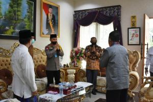 Hari Raya Idul Fitri, Danrem 042/Gapu Silaturahmi Ke Gubernur Jambi