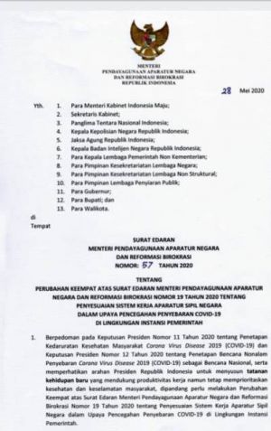 Pemerintah Kembali Perpanjang Masa WFH Sampai 4 Juni 2020