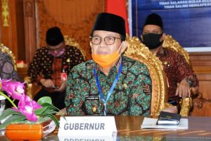 Gubernur Jambi Halal Bi Halal Virtual Dengan Bupati Dan Wali Kota